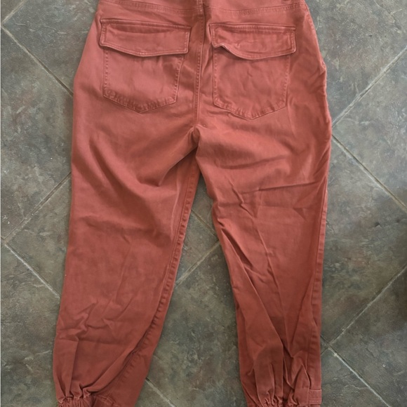 Express Terracotta Cropped Pants - Picture 1 of 6
